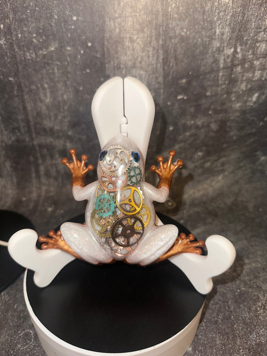 Steampunk Resin Frog